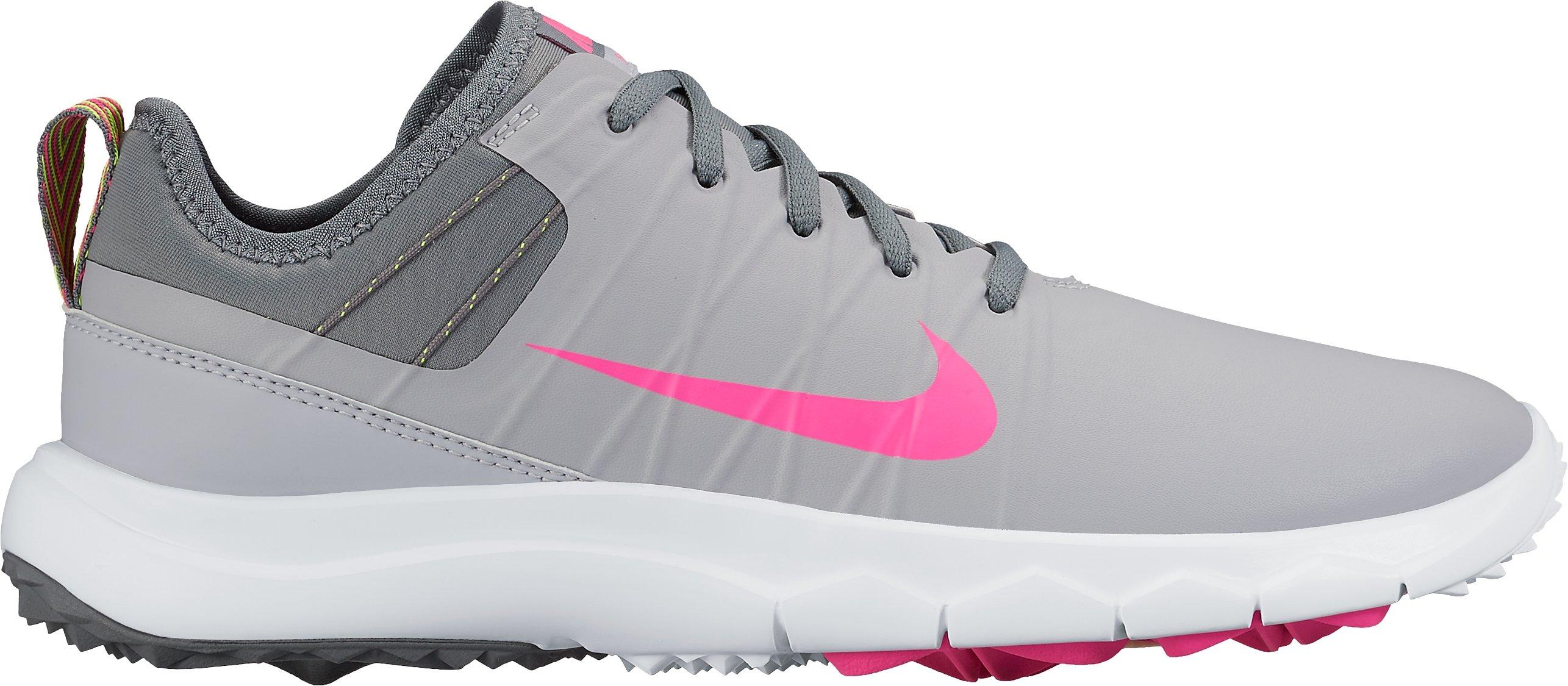 Women s FI Impact 2 Spikeless Golf Shoes Wolf Gray White Pink Blast